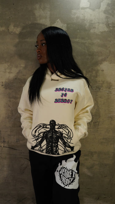 "I'm Wired Different" Baby Blue & Hot Pink -Hoodie