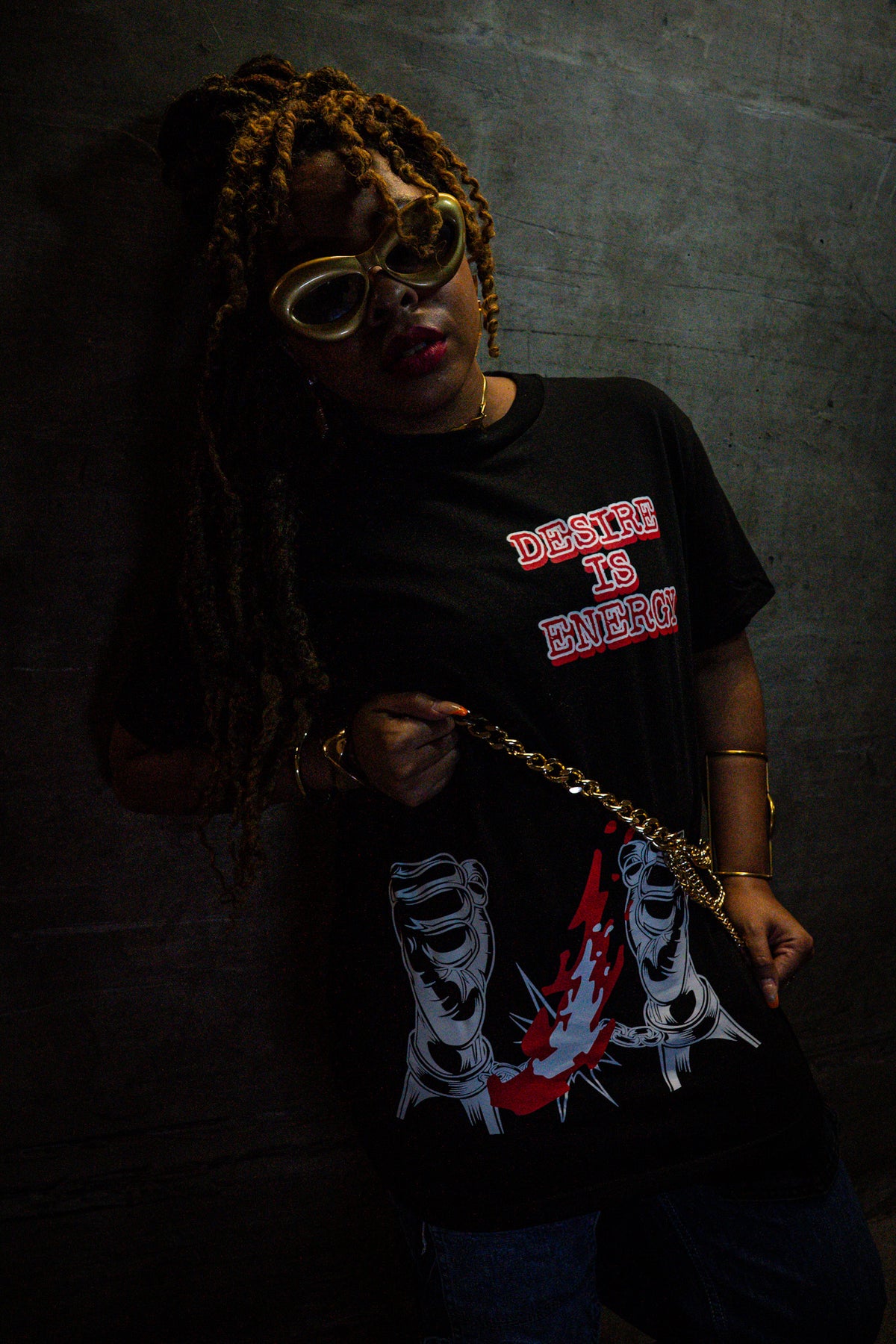 “Freedom” - Black & Red Tee