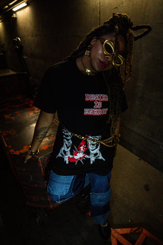 “Freedom” - Black & Red Tee