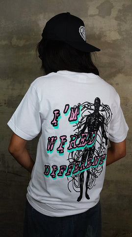 “I’m Wired Different” Pink and Mint - Tee
