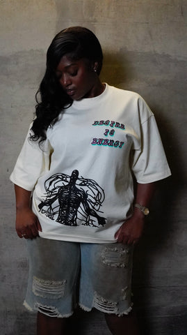 “I’m Wired Different” Pink & Mint - OFF WHITE Tee