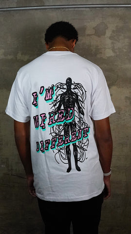 “I’m Wired Different” Pink and Mint - Tee