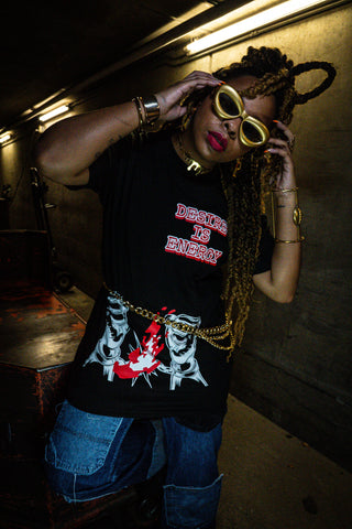 “Freedom” - Black & Red Tee