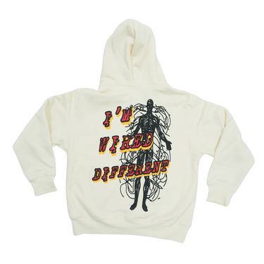 "I'm Wired Different" Red & Gold - Hoodie
