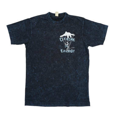 Navy & Baby Blue Acid Washed Puppet Tee