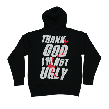 "Thank God" Hoodie - Red