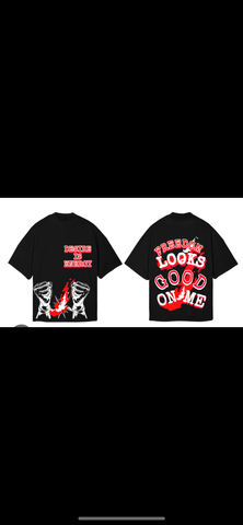 “Freedom” - Black & Red Tee