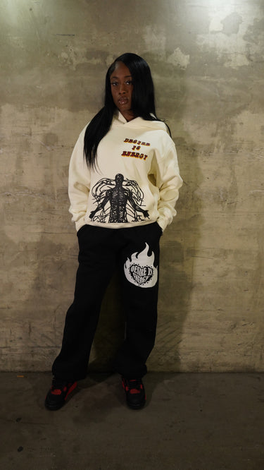 "I'm Wired Different" Red & Gold - Hoodie