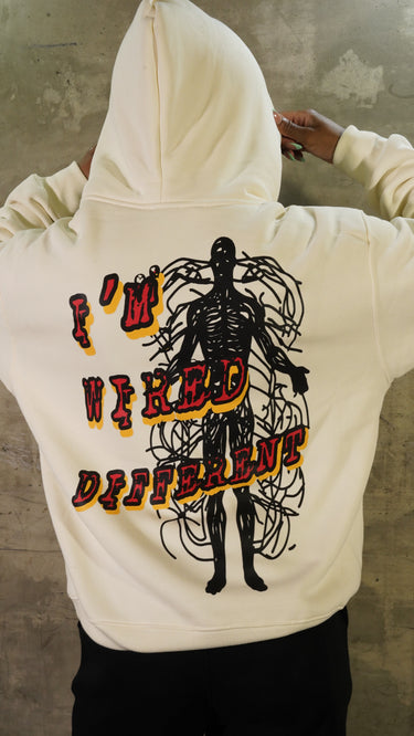 "I'm Wired Different" Red & Gold - Hoodie